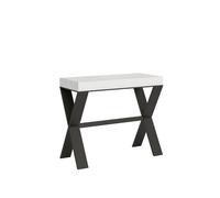 Table console extensible 90x40/300 cm Xenia structure anthracite