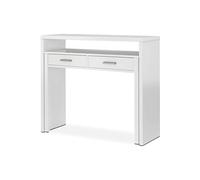 pegane Table console extensible blanc Artik