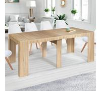 Table console extensible ORLANDO 10 personnes 235 cm bois façon hêtre