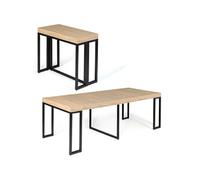 Table console extensible TORONTO 10 personnes 235 cm design industriel