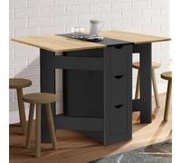 Table console IDMARKET EDI - Hêtre/Noir