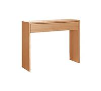 Table console, meuble console avec 1 tiroir coloris cerisier - longueur 100 x profondeur 30 x hauteur 76 cm - -