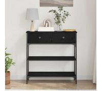 Table console ,Meuble d'Entrée,VIDAXL，Petit Bureau, Chêne noir 72,5 x 25 x 75 cm Bois d'ingénierie 7_5369974
