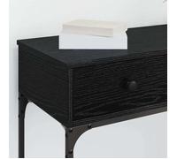 Table console ,Meuble d'Entrée,VIDAXL，Petit Bureau, Chêne noir 75 x 34,5 x 75 cm Bois d'ingénierie 7_9153366