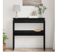 Table console ,Meuble d'Entrée,VIDAXL，Petit Bureau, Chêne noir 80 x 30 x 80 cm Bois d'ingénierie 7_2362328