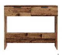 Table console ,Meuble d'Entrée,VIDAXL，Petit Bureau, vieux bois 90x36x75 cm bois d'ingénierie 7_5769474