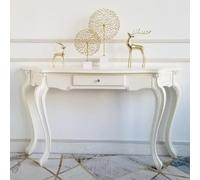 Table Console Moderne Dorée Avec Tiroir,Table D'entrée De 55 Pouces | Conception De Jambes Incurvées,Table D'appoint De Couloir De Hall D'entrée