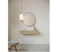 Selsey Console d'entrée Nolie – suspendue 90 x 17 cm avec tiroir à lamelles, chêne huilé