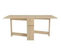 Table Console Pliante "Kungla" 170cm Chêne Beige G