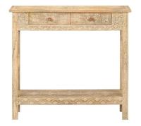 Table console - UMR - 80x35x74 cm Bois de manguier massif LL25806