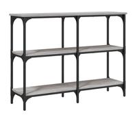 Table console - UMR - sonoma gris - 100x29x75 cm - bois d'ingénierie LL235926