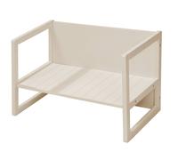 Table Convertible En Banc Évolutif À 2 Hauteurs D'assise Beige TU