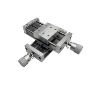 Table coulissante à réglage manuel croisé, réglage fin, module linéaire XY(Silver)