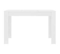 Table cuisine 2/4 personnes Blanc - LEMON® Table à manger/Table de repas - Blanc - 120x60x76cm - Bois d'ingénierie 928 - Soldes