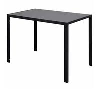 Table cuisine 2/4 personnes + chaises Multicolore - LEMON® Ensemble de table à manger cinq pièces - noir - et Blanc - 624 - Soldes