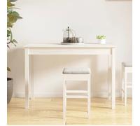 Table cuisine CLOUD, Blanc Table à manger - Design Élégant - Blanc 110x55x75 cm - Bois massif de pin tt584