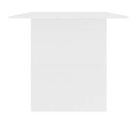 Table cuisine CLOUD, Blanc Table à manger - Design Élégant - Blanc 180x90x76 cm - Bois d’ingénierie tt571