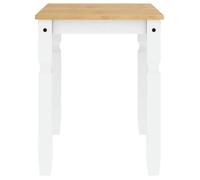 Table cuisine CLOUD, Blanc Table à manger - Design Élégant - Corona blanc 112x60x75 cm - bois massif de pin tt527