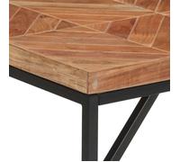 Table cuisine CLOUD, Brun Table à dîner/manger - 2/4 personnes - 140x70x76 cm Bois massif d'acacia et de manguier tt682