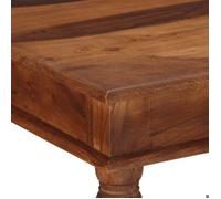 Table cuisine CLOUD, Brun Table à manger - Design Élégant - 120x60x77 cm - bois massif d'acacia tt551
