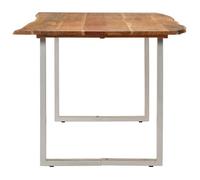 Table cuisine CLOUD, Brun Table à manger - Design Élégant - 180x90x76 cm - Bois d'acacia massif tt370