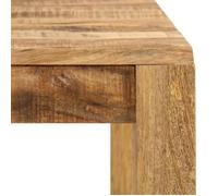 Table cuisine CLOUD, Brun Table à manger - Design Élégant - Bois de manguier massif 82x80x76 cm - tt306