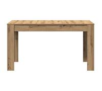 Table cuisine CLOUD, Brun Table à manger - Design Élégant - chêne artisanal 140x74,5x76 cm - bois d'ingénierie tt600