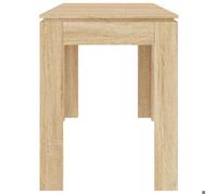 Table cuisine CLOUD, Brun Table à manger - Design Élégant - Chêne sonoma 120x60x76 cm - Bois d'ingénierie tt576