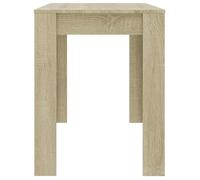 Table cuisine CLOUD, Brun Table à manger - Design Élégant - Chêne sonoma 120x60x76 cm - Bois d'ingénierie tt569