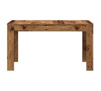 Table cuisine CLOUD, Brun Table à manger - Design Élégant - vieux bois 140x74,5x76 cm - bois d'ingénierie tt599