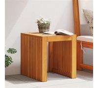 vidaXL Table d'appoint, teinté naturel, 43 x 36 x 40 cm, bois massif de teck