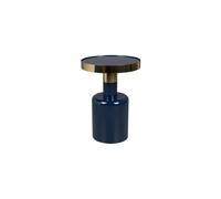 GLAM - Table d'appoint ronde bleu Bleu