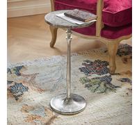 Table d’appoint Jalevar argenté vieilli H/Ø env. 57.5/27 cm