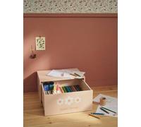 Table d'activités avec coffre de rangement rose TU
