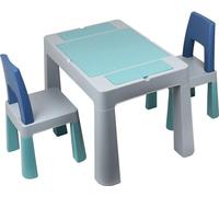 Table d'Activités Multifonction, THERMOBABY MULTIPLAY, Avec 2 Chaises, Gris Bleu