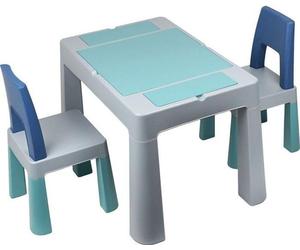 Table d'Activités Multifonction, THERMOBABY MULTIPLAY, Avec 2 Chaises, Gris Bleu