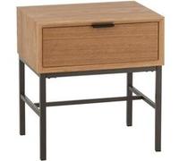 Paris prix table de chevet bois - Naturel