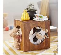 Table d'appoint 35x35x35 cm en bois de sheesham massif - MADURAI