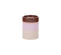 Table d'appoint Ø35x44 cm céramique rose/marron Ollo