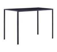 Table d'appoint avec 4 chaises, verre trempé | Cuir artificiel, siège souple, nettoyage facile, 5 pièces