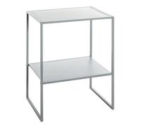 Table d'Appoint Avec Étagère Rivoli 60cm Gris