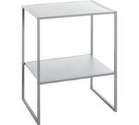 Table d'Appoint Avec Étagère Rivoli 60cm Gris