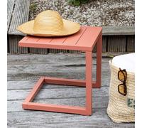 Table d'appoint barbados en aluminium terracotta