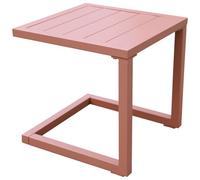 Table d'appoint barbados en aluminium terracotta