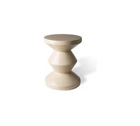 Table d'appoint beige Zig Zag