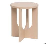 Atmosphera - Table d'Appoint Ronde Bloom Noisette Mat - D 40 x H 50,5 cm - pour Salon, Chambre, Bout de Canapé