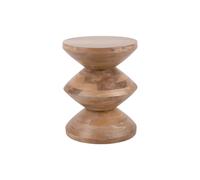 Table d'appoint bois de mangue Leitmotiv Totem Marron 35x46 cm