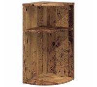 Table d'appoint Bois d'ingénierie 29,6 x 29,6 x 60 cm | Design minimaliste, format rectangulaire compact, rangement multi-compartiments, usage intérieur, nettoyage au chiffon humide