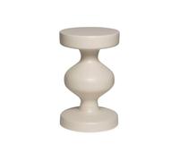 Table d'appoint. bout de canapé. table de chevet en métal. crème. Hawa Ø29.5 x H 48.5cm