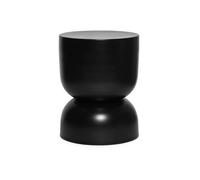 Table d'appoint. bout de canapé. table de chevet en métal. noir. Madi Ø32 x H 42cm